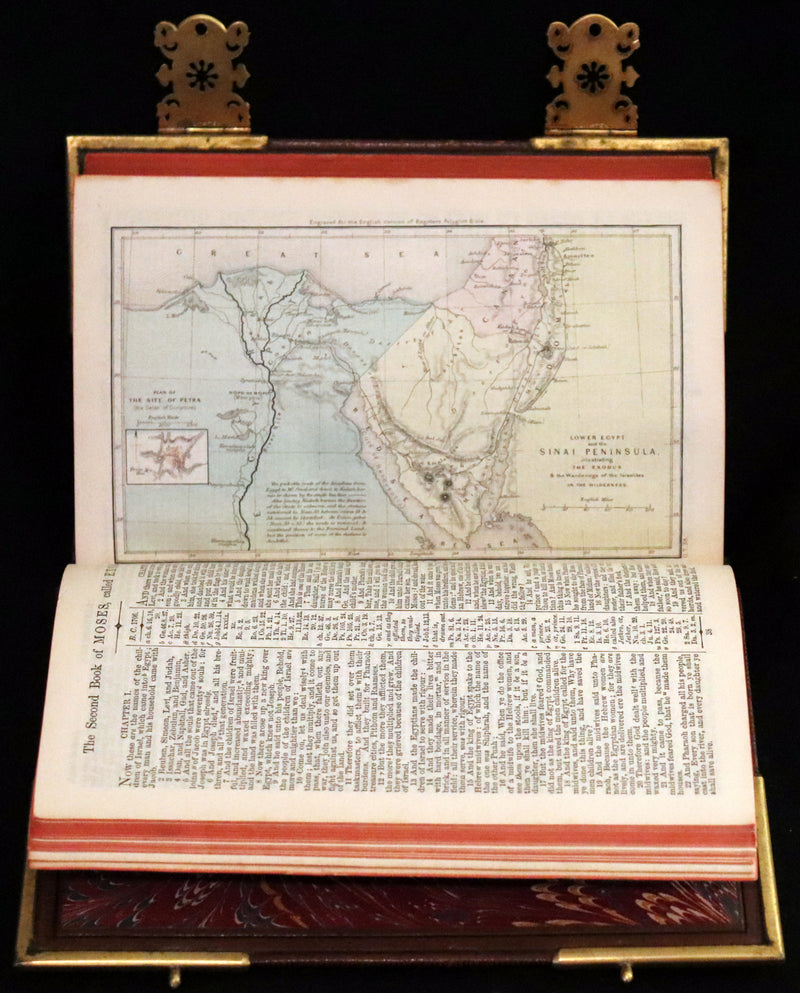 1870 Rare Book Bound By Bagster Polyglot Bible Old And New Testamen 1870-rare-book-bound-by-bagster-polyglot-bible-old-and-new-testamen