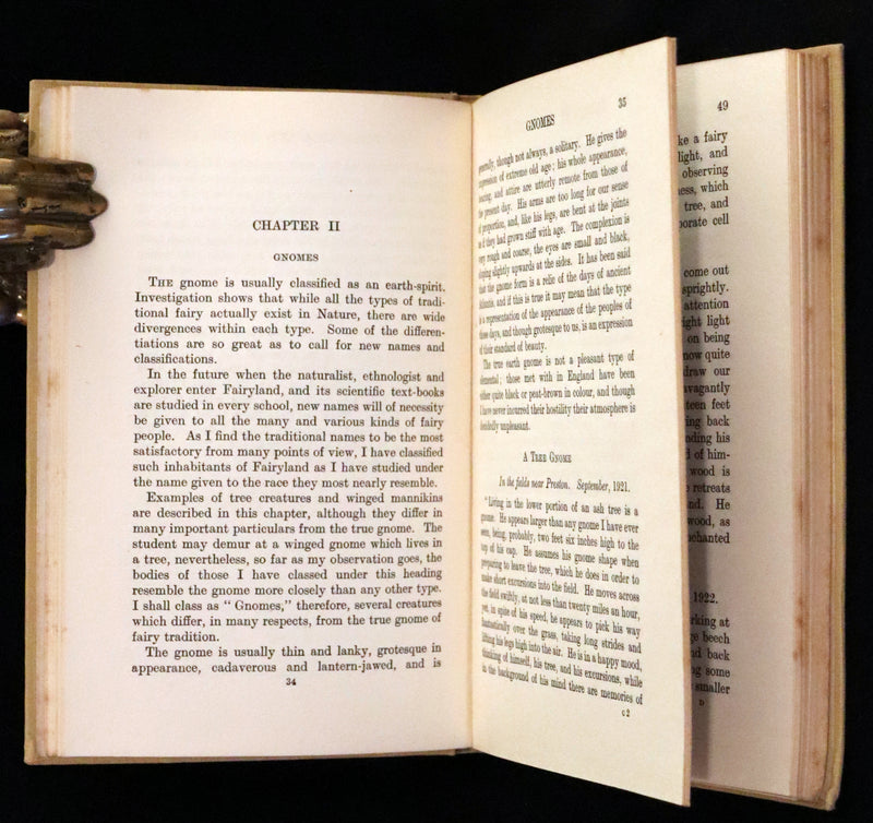 1925 Rare First Edition Book - Fairies at Work and at Play observed by Geoffrey Hodson.