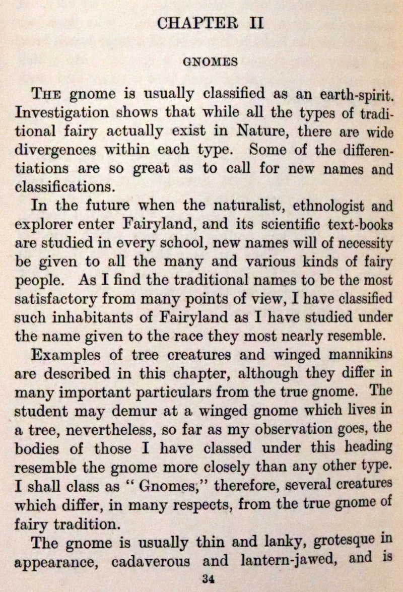1925 Rare First Edition Book - Fairies at Work and at Play observed by Geoffrey Hodson.
