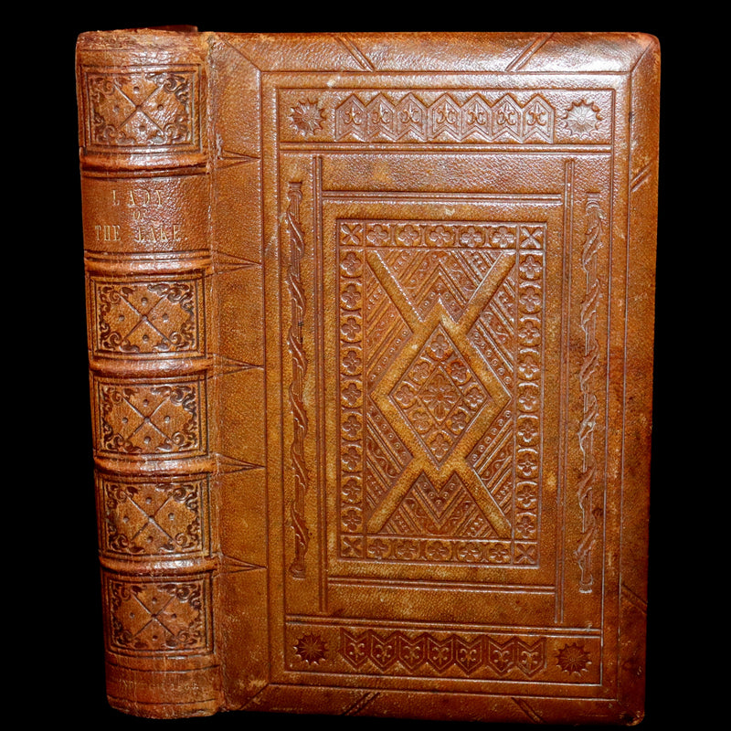 1853 Rare Book ~ Lady of the Lake by Sir Walter Scott, Illustrated by Birket Foster and John Gilbert.