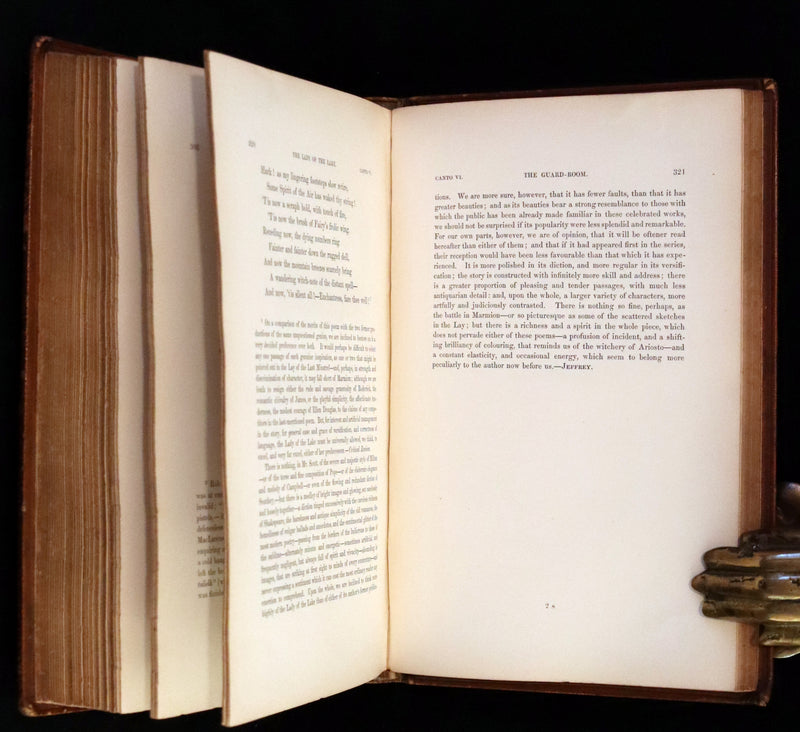 1853 Rare Book ~ Lady of the Lake by Sir Walter Scott, Illustrated by Birket Foster and John Gilbert.