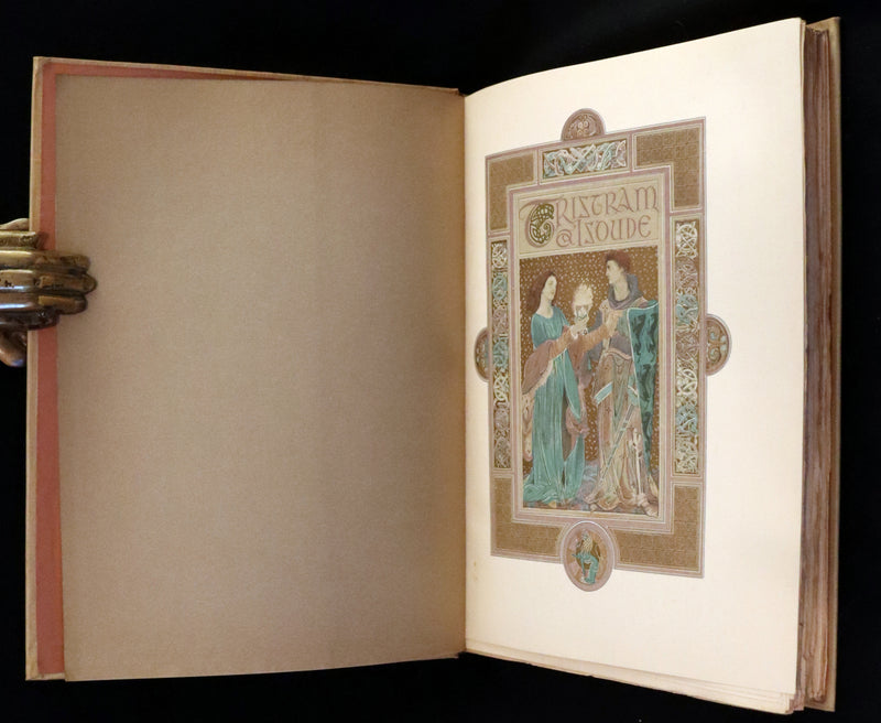 1920 Rare Book - Tristan and Iseult, The Romance of Tristram of Lyones and La Beale Isoude Illustrated by Evelyn Paul.
