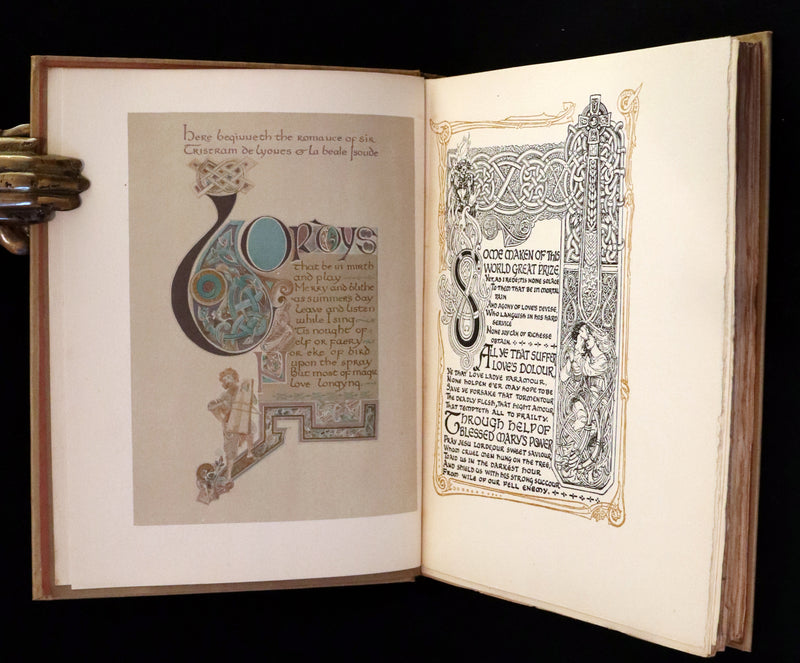 1920 Rare Book - Tristan and Iseult, The Romance of Tristram of Lyones and La Beale Isoude Illustrated by Evelyn Paul.