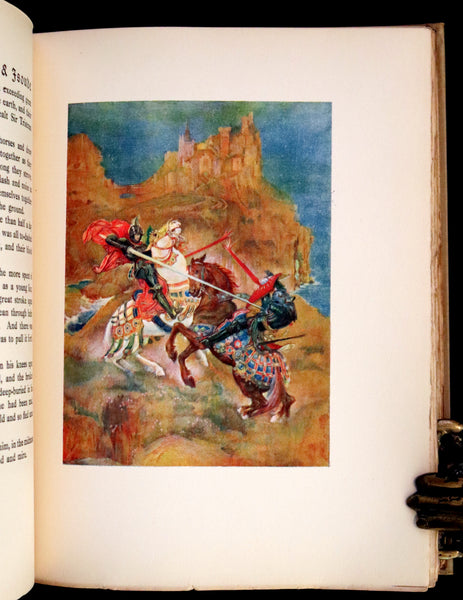 1920 Rare Book - Tristan and Iseult, The Romance of Tristram of Lyones and La Beale Isoude Illustrated by Evelyn Paul.