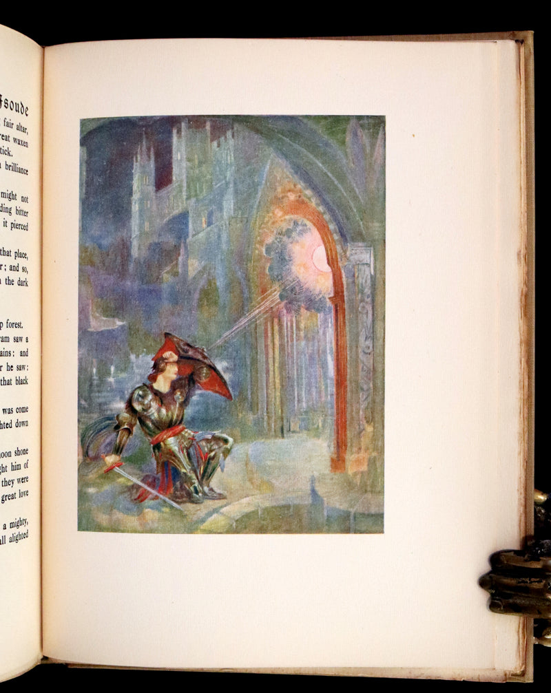 1920 Rare Book - Tristan and Iseult, The Romance of Tristram of Lyones and La Beale Isoude Illustrated by Evelyn Paul.