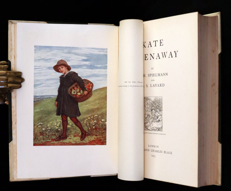 1905 First Edition in a Beautiful Binding - KATE GREENAWAY by Spielmann and Layard.
