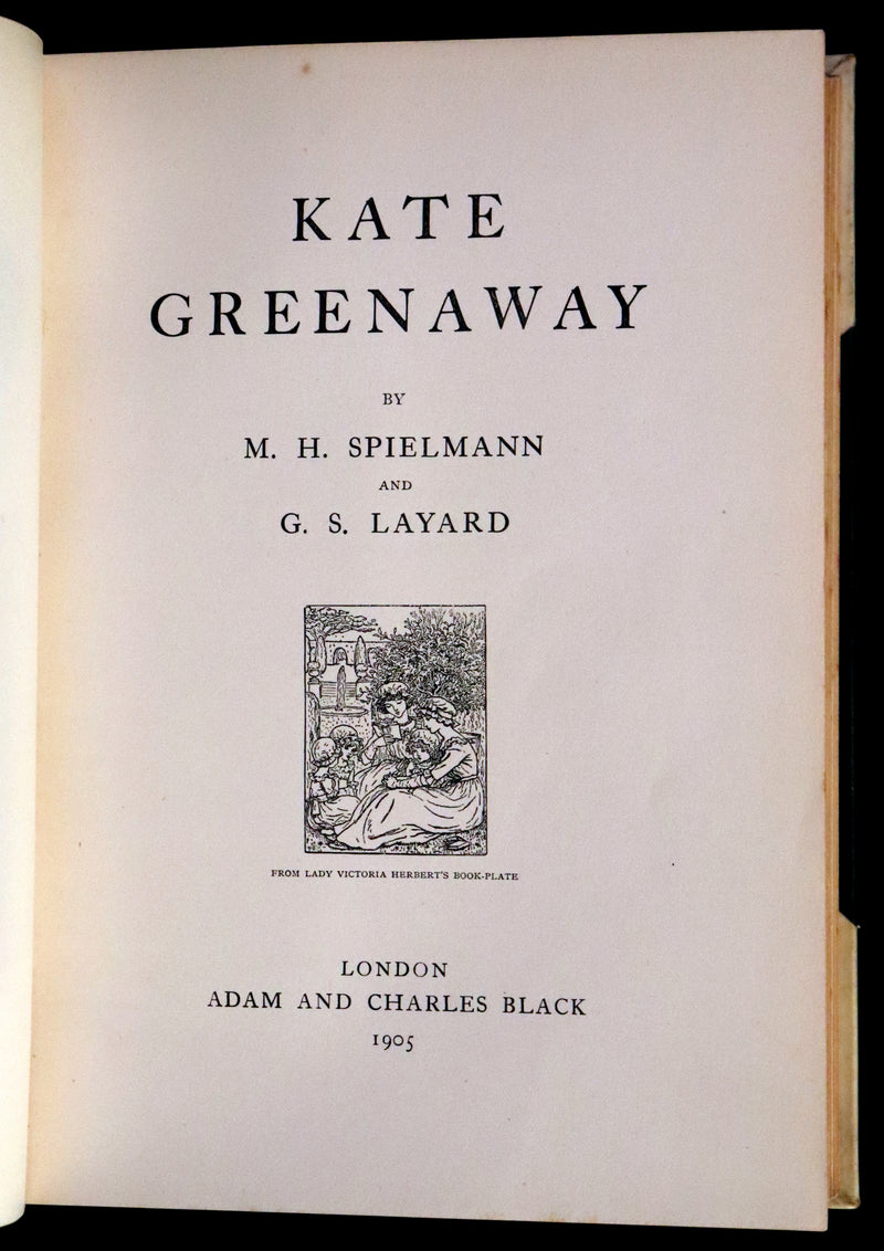1905 First Edition in a Beautiful Binding - KATE GREENAWAY by Spielmann and Layard.