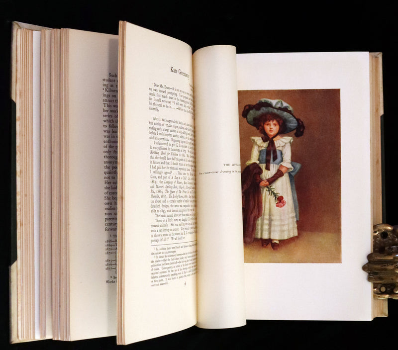 1905 First Edition in a Beautiful Binding - KATE GREENAWAY by Spielmann and Layard.