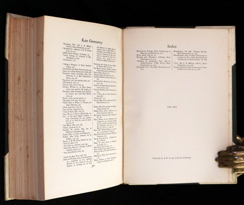 1905 First Edition in a Beautiful Binding - KATE GREENAWAY by Spielmann and Layard.