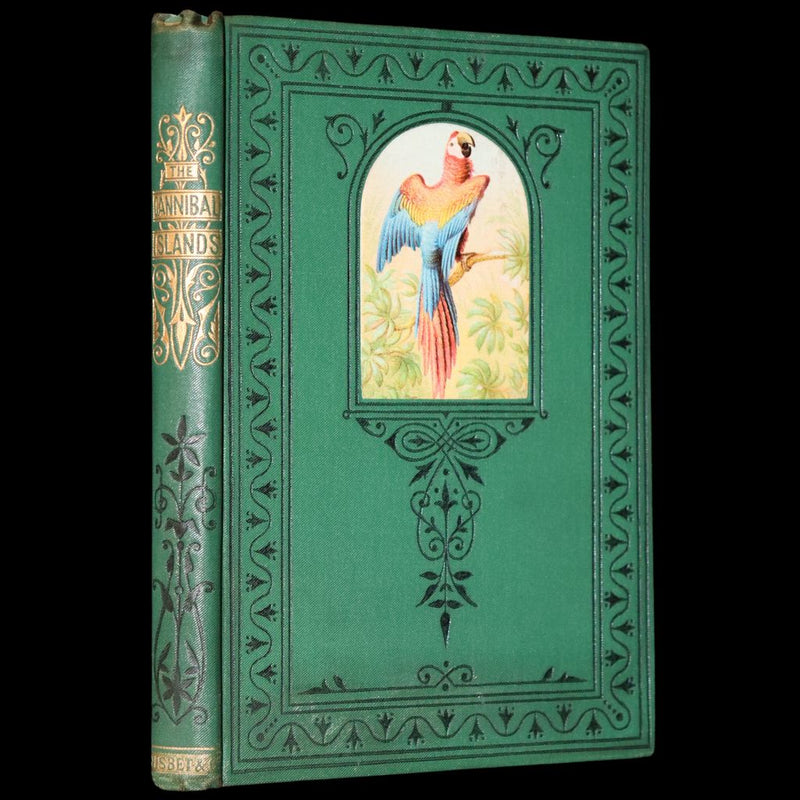 1880 Rare Victorian Book - The Cannibal Islands; Captian Cook's Adventures in the South Seas by Robert Michael Ballantyne.