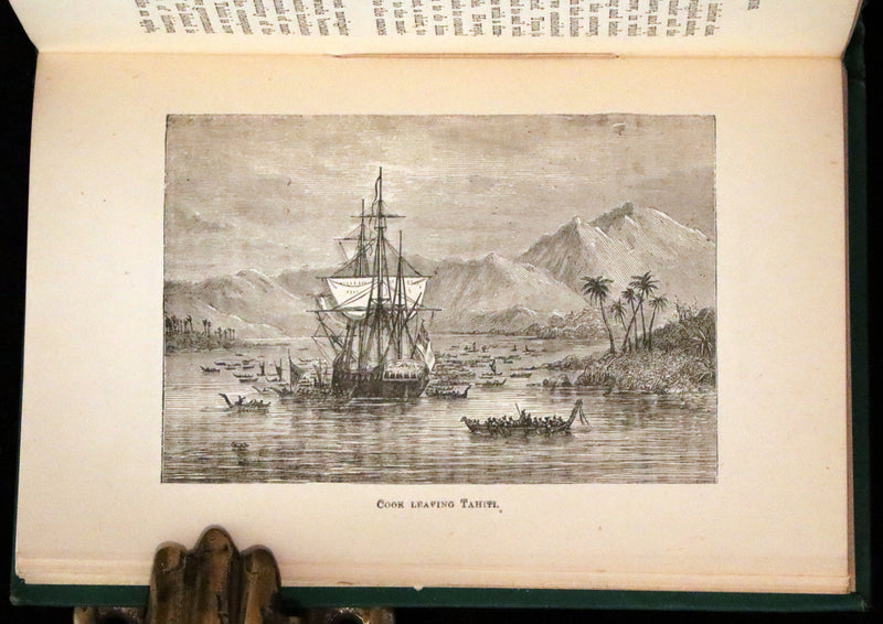 1880 Rare Victorian Book - The Cannibal Islands; Captian Cook's Adventures in the South Seas by Robert Michael Ballantyne.
