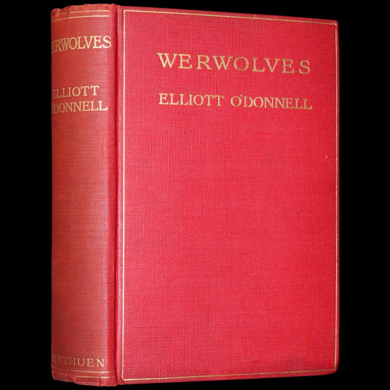 Werewolf Book First 1912 Scarce First Edition on WEREWOLVES - WERWOLVES by Elliott O'Donne ...