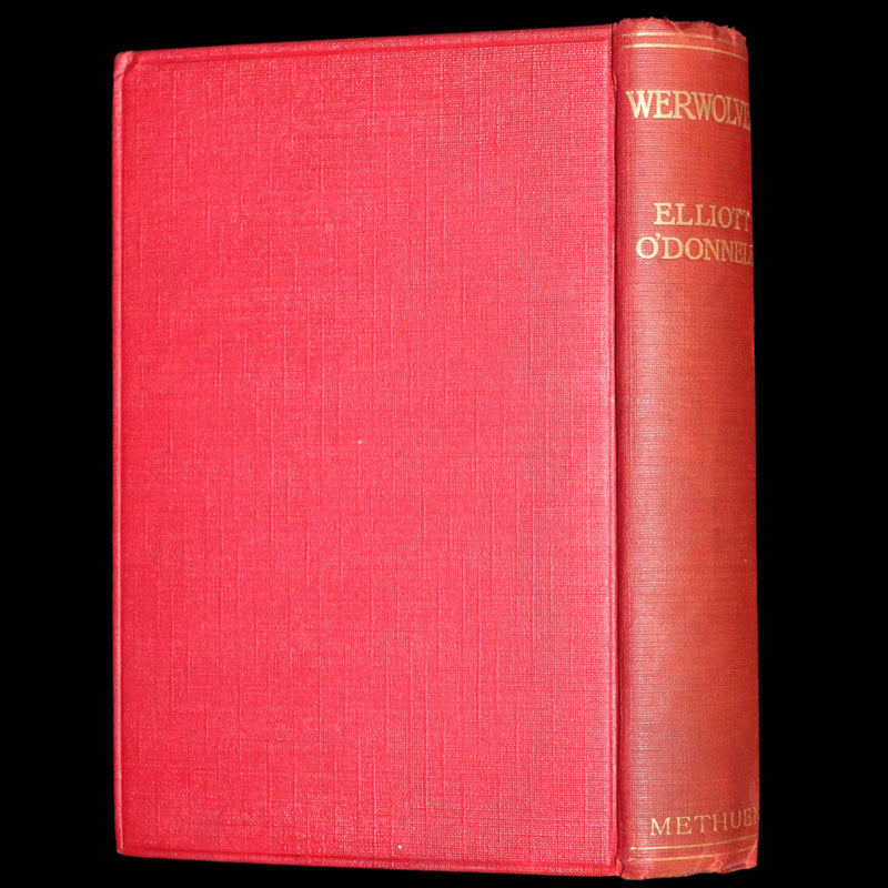 1912 Scarce First Edition on WEREWOLVES - WERWOLVES by Elliott O'Donnell - How to become a WEREWOLF.
