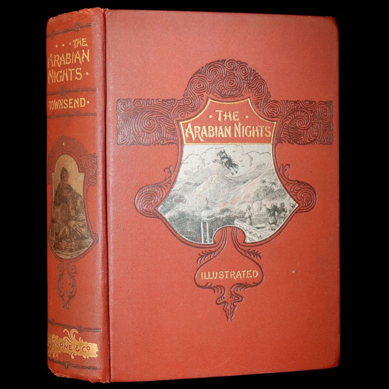 1895 Rare Book - The Arabian Nights' Entertainments by the Rev. Geo. Fyler Townsend. Illustrated.
