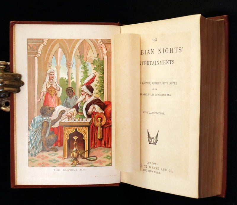 1895 Rare Book - The Arabian Nights' Entertainments by the Rev. Geo. Fyler Townsend. Illustrated.