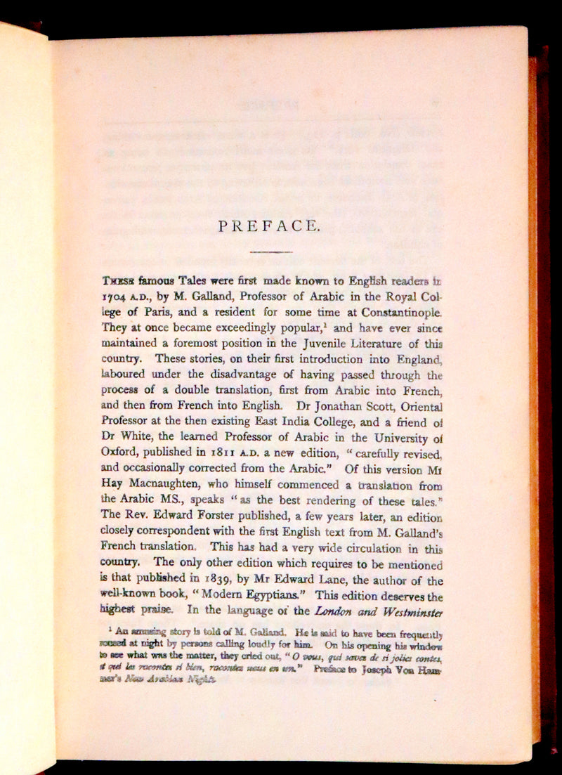 1895 Rare Book - The Arabian Nights' Entertainments by the Rev. Geo. Fyler Townsend. Illustrated.
