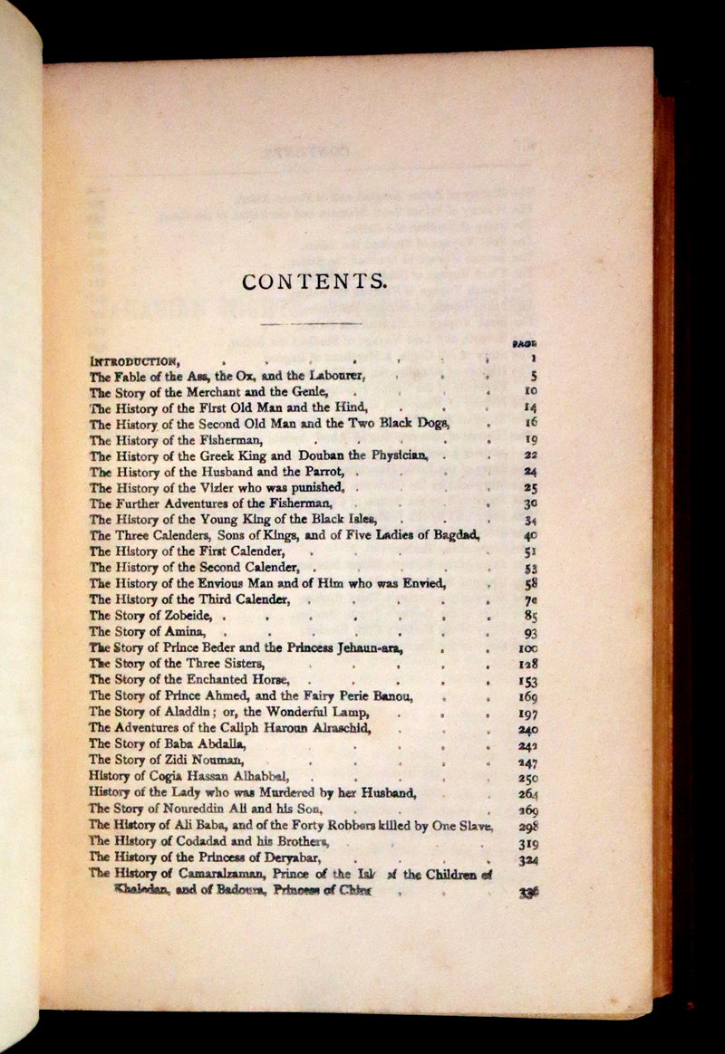 1895 Rare Book - The Arabian Nights' Entertainments by the Rev. Geo. Fyler Townsend. Illustrated.