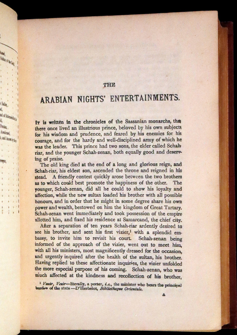 1895 Rare Book - The Arabian Nights' Entertainments by the Rev. Geo. Fyler Townsend. Illustrated.