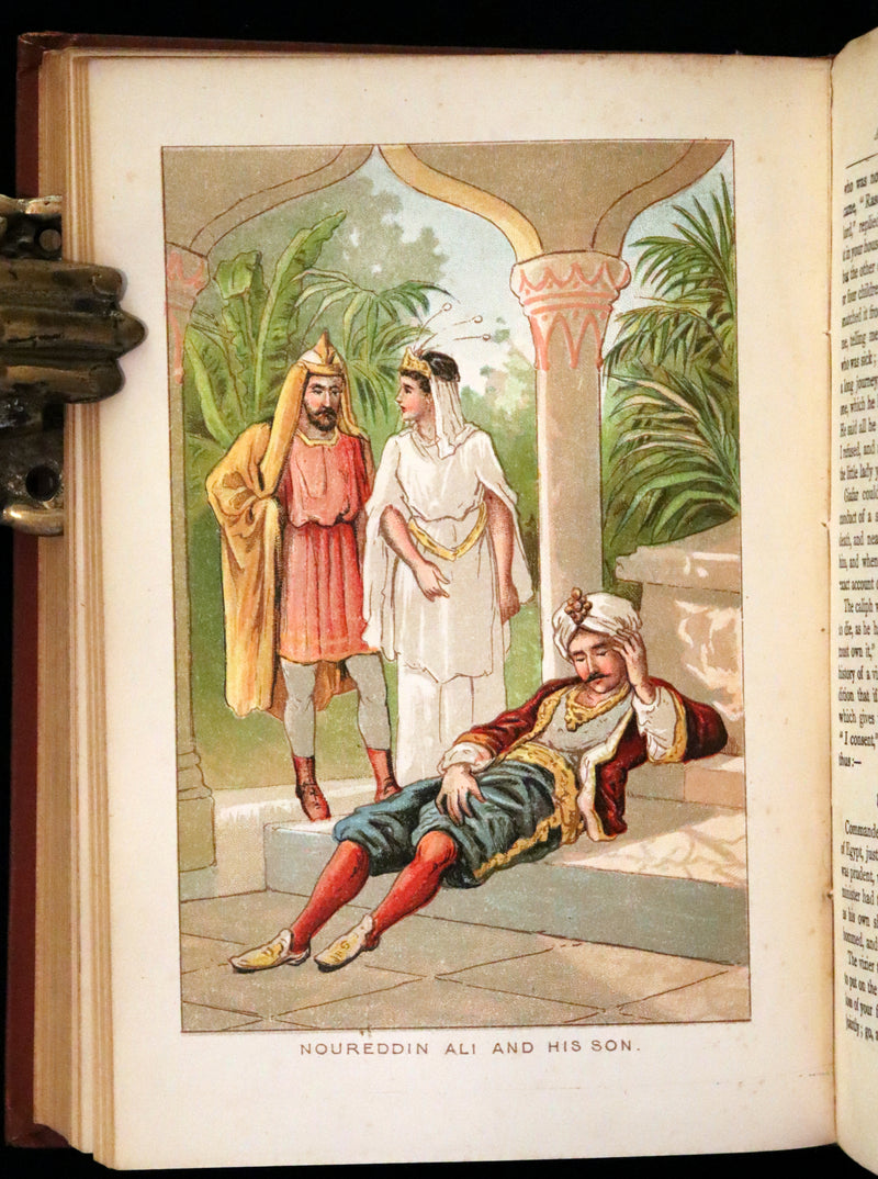 1895 Rare Book - The Arabian Nights' Entertainments by the Rev. Geo. Fyler Townsend. Illustrated.