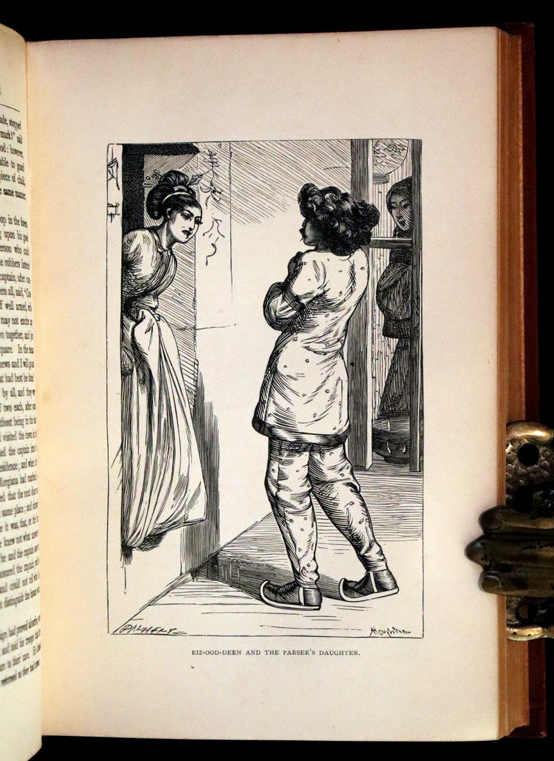 1895 Rare Book - The Arabian Nights' Entertainments by the Rev. Geo. Fyler Townsend. Illustrated.