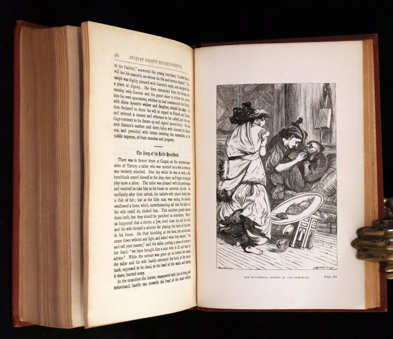 1895 Rare Book - The Arabian Nights' Entertainments by the Rev. Geo. Fyler Townsend. Illustrated.