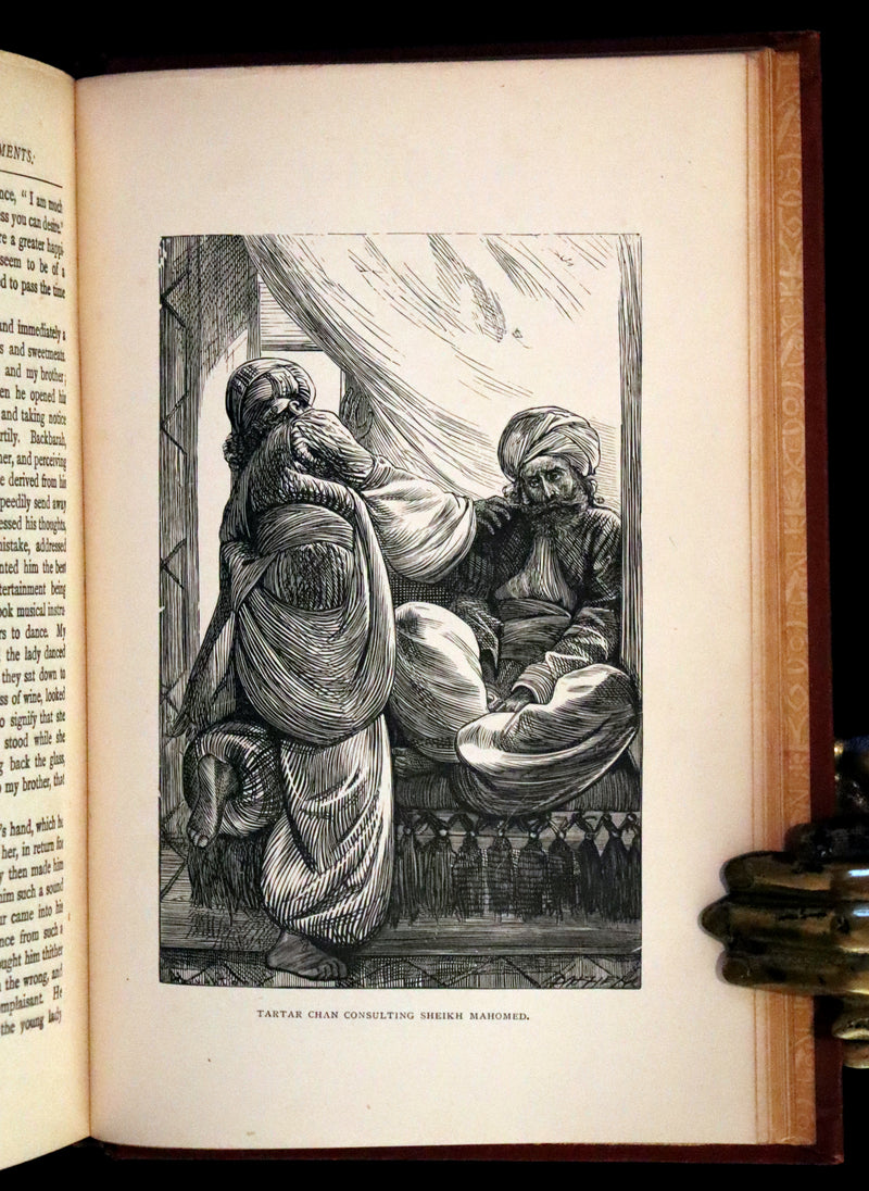 1895 Rare Book - The Arabian Nights' Entertainments by the Rev. Geo. Fyler Townsend. Illustrated.