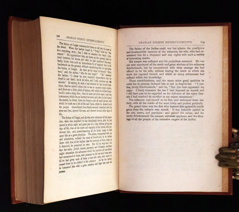 1895 Rare Book - The Arabian Nights' Entertainments by the Rev. Geo. Fyler Townsend. Illustrated.