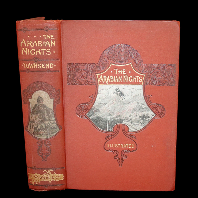 1895 Rare Book - The Arabian Nights' Entertainments by the Rev. Geo. Fyler Townsend. Illustrated.