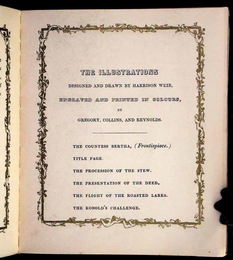 1846 Scarce First Edition - The Honey Stew of the Countess Bertha. A Fairy Tales.