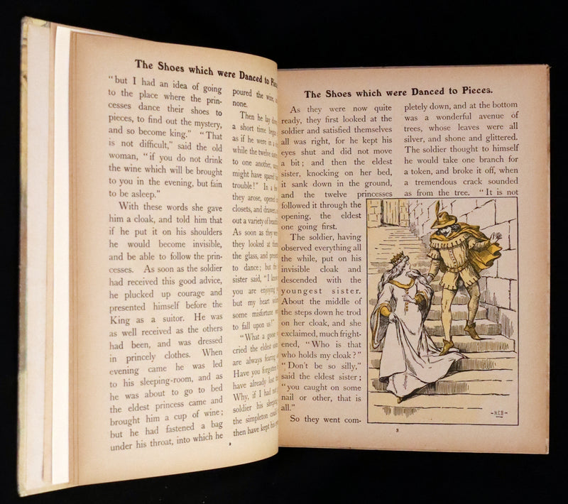 1900 Scarce Edition - The Prince Who Was Not Afraid and Other Grimm's Fairy Tales illustrated.