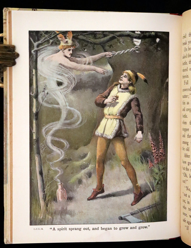 1900 Scarce Edition - The Prince Who Was Not Afraid and Other Grimm's Fairy Tales illustrated.