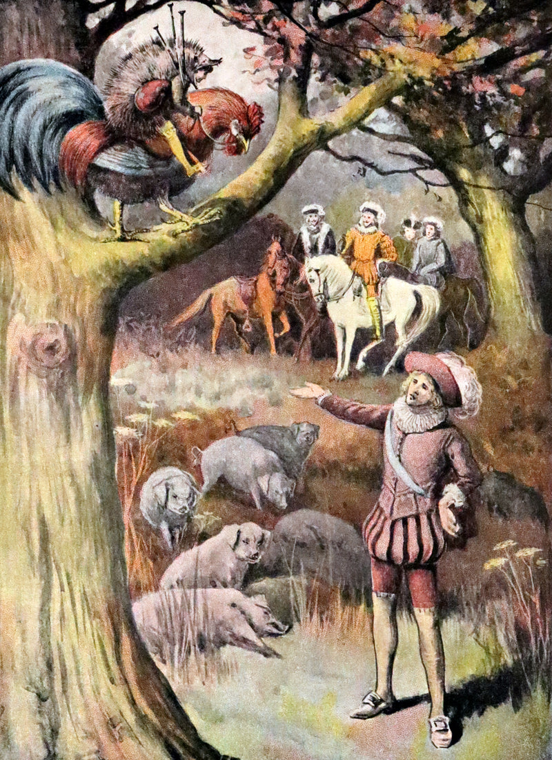 1900 Scarce Edition - The Prince Who Was Not Afraid and Other Grimm's Fairy Tales illustrated.