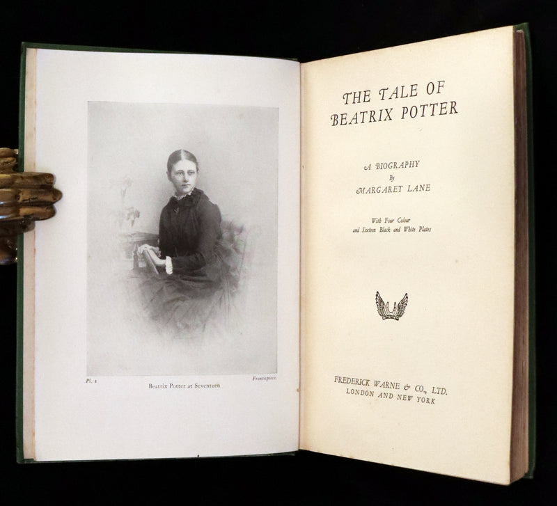 1946 Rare First Edition with Dust jacket - The Tale of Beatrix Potter, A Biography by Margaret Lane.
