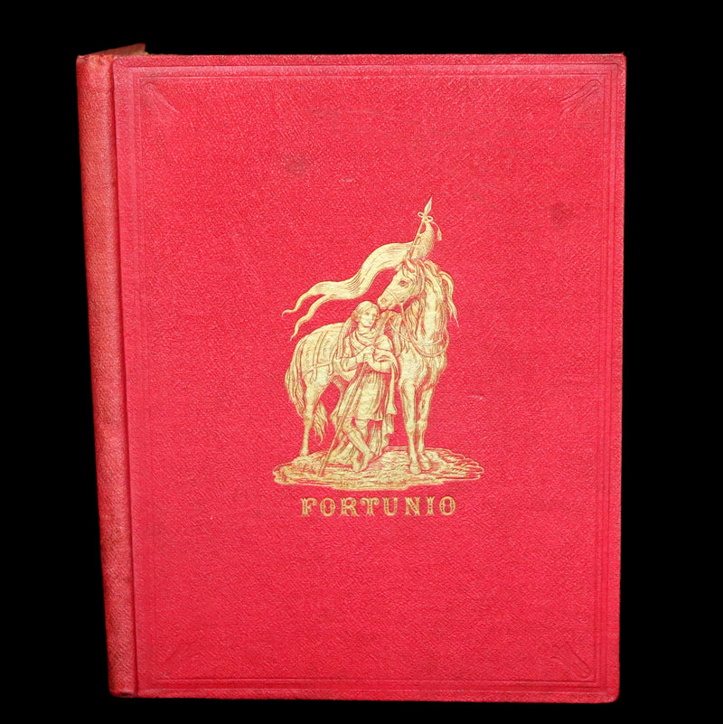 1847 Scarce First Edition ~ Fortunio by Madame d'Aulnoy illustrated by Jemima Wedderburn.