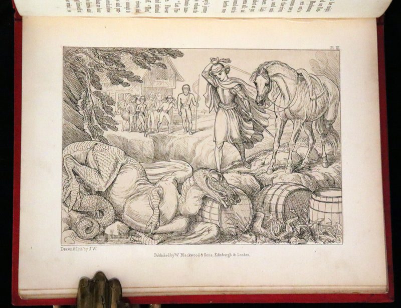 1847 Scarce First Edition ~ Fortunio by Madame d'Aulnoy illustrated by Jemima Wedderburn.