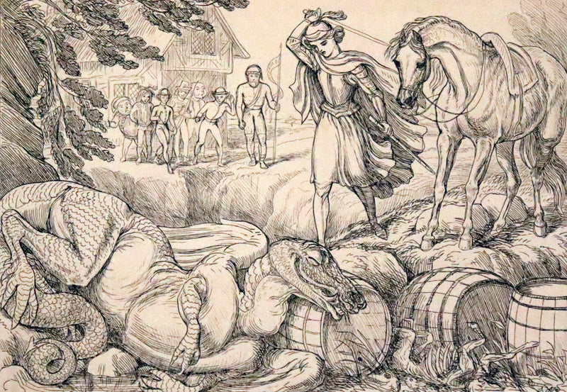 1847 Scarce First Edition ~ Fortunio by Madame d'Aulnoy illustrated by Jemima Wedderburn.