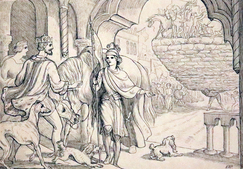 1847 Scarce First Edition ~ Fortunio by Madame d'Aulnoy illustrated by Jemima Wedderburn.