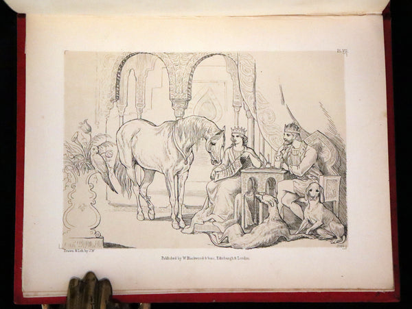 1847 Scarce First Edition ~ Fortunio by Madame d'Aulnoy illustrated by Jemima Wedderburn.