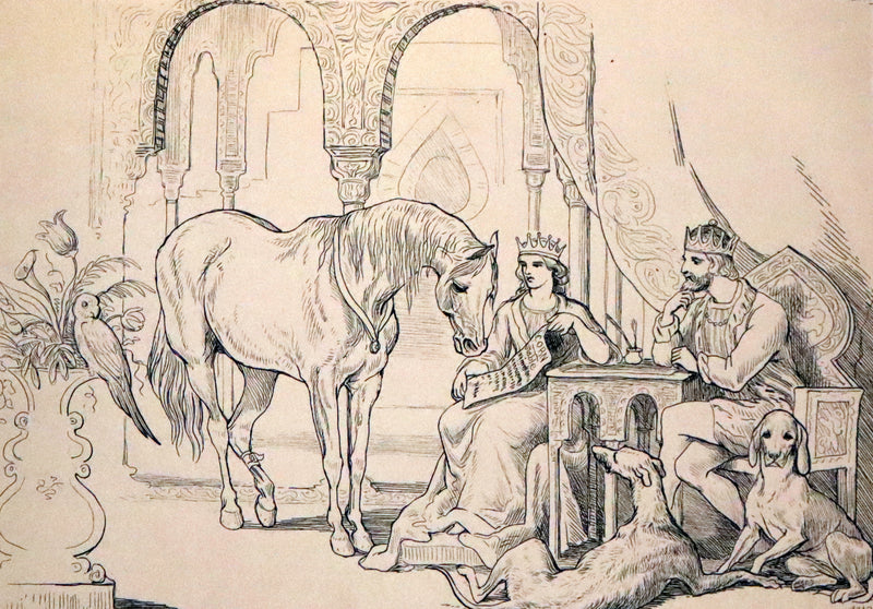 1847 Scarce First Edition ~ Fortunio by Madame d'Aulnoy illustrated by Jemima Wedderburn.