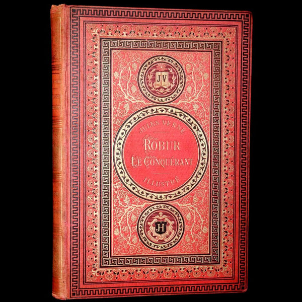 1886 Rare French First Edition - Jules Verne - Robur the Conqueror or The Clipper of the Clouds - Robur-le-Conquérant.