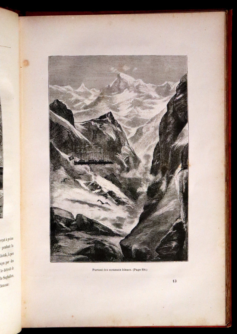 1886 Rare French First Edition - Jules Verne - Robur the Conqueror or The Clipper of the Clouds - Robur-le-Conquérant.