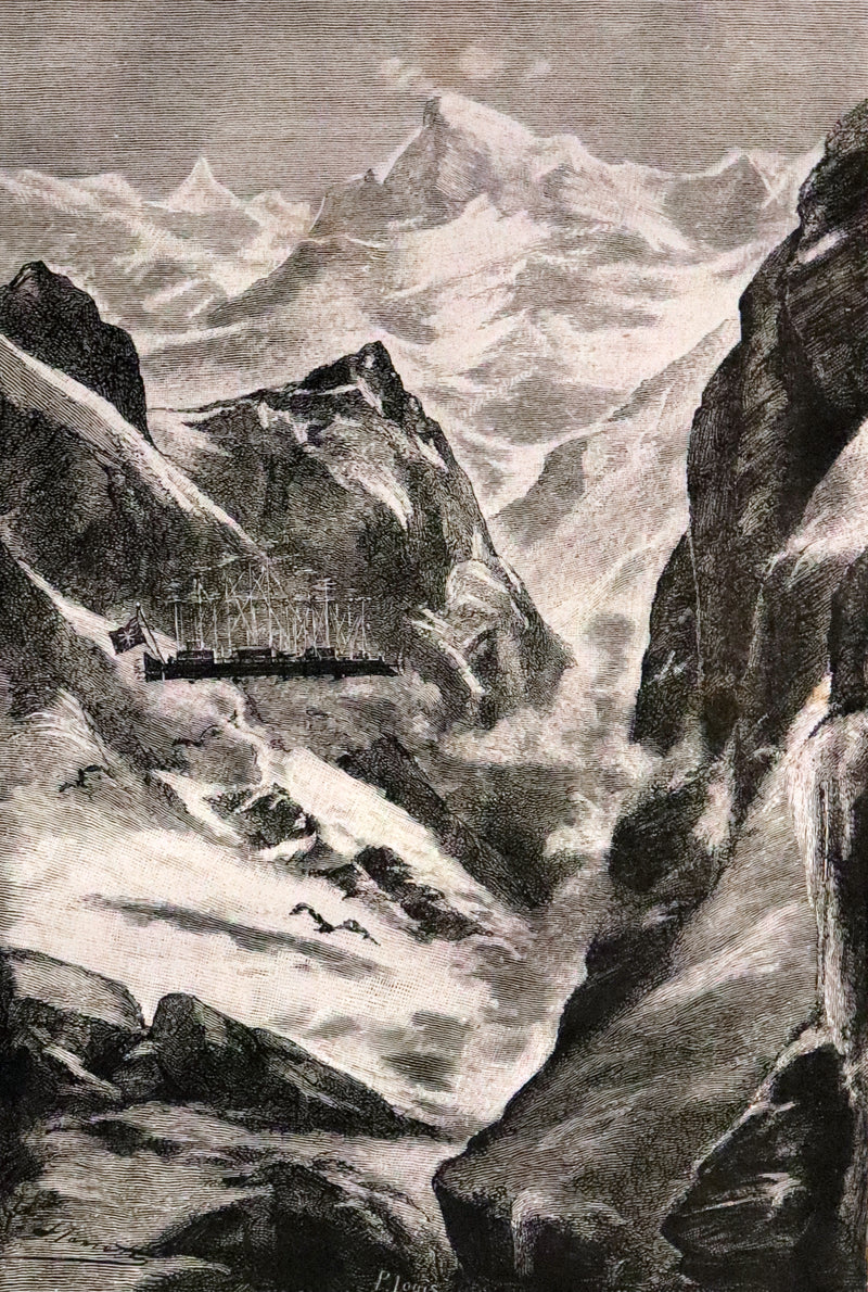 1886 Rare French First Edition - Jules Verne - Robur the Conqueror or The Clipper of the Clouds - Robur-le-Conquérant.