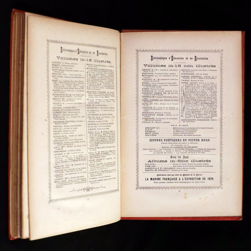 1886 Rare French First Edition - Jules Verne - Robur the Conqueror or The Clipper of the Clouds - Robur-le-Conquérant.