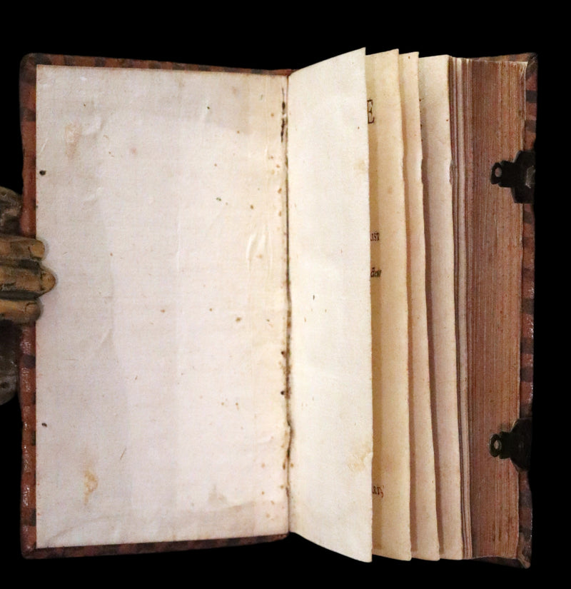 1698 Scarce French Christology Book - The Hidden Life with Jesus in God by Henri-Marie Boudon.