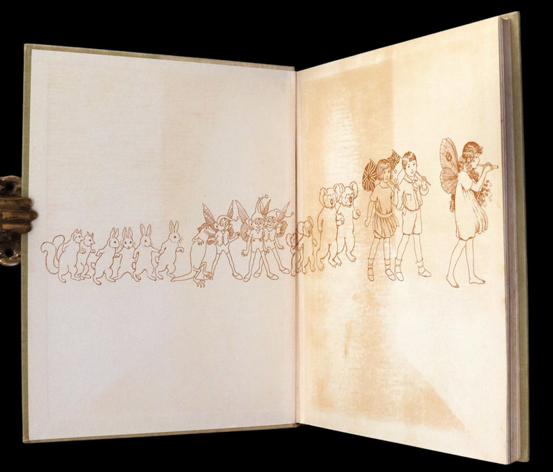 1948 First Australian Edition - The Little Green Road to Fairyland by Ida Rentoul Outhwaite illustrated.