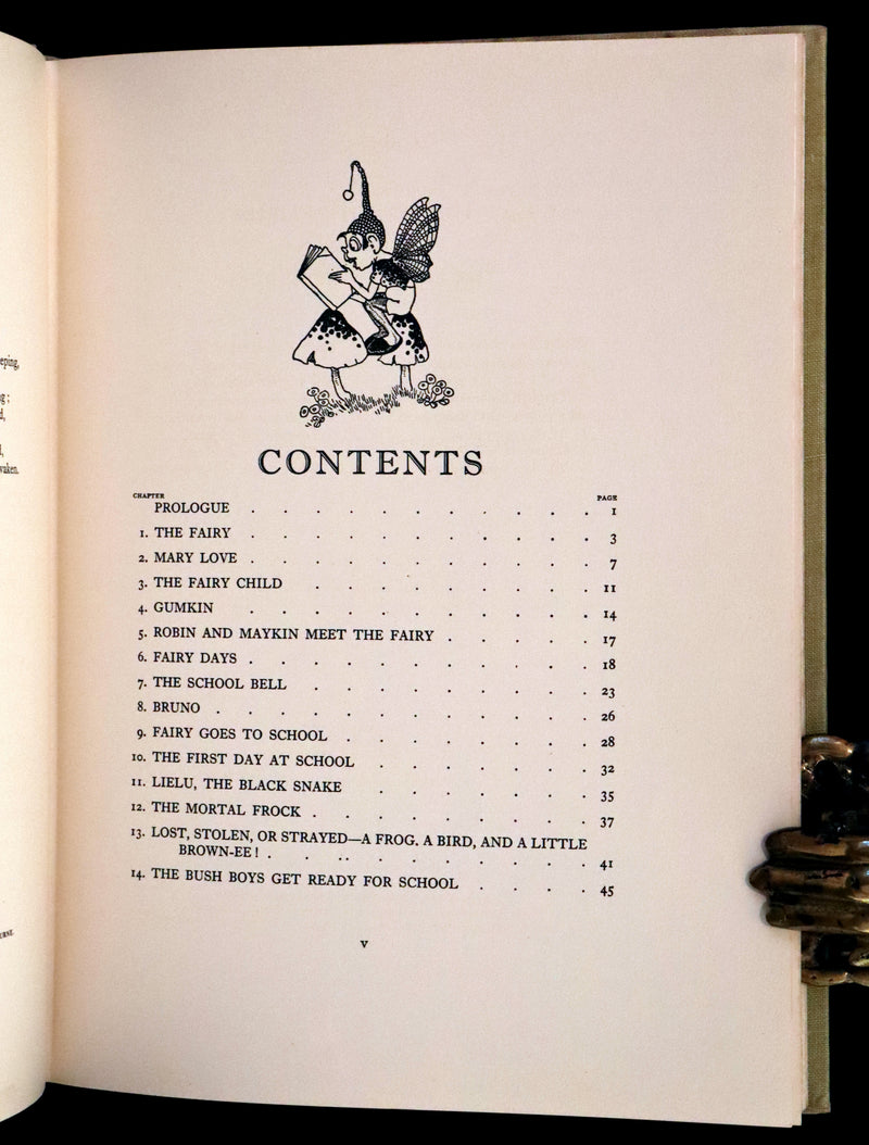 1948 First Australian Edition - The Little Green Road to Fairyland by Ida Rentoul Outhwaite illustrated.