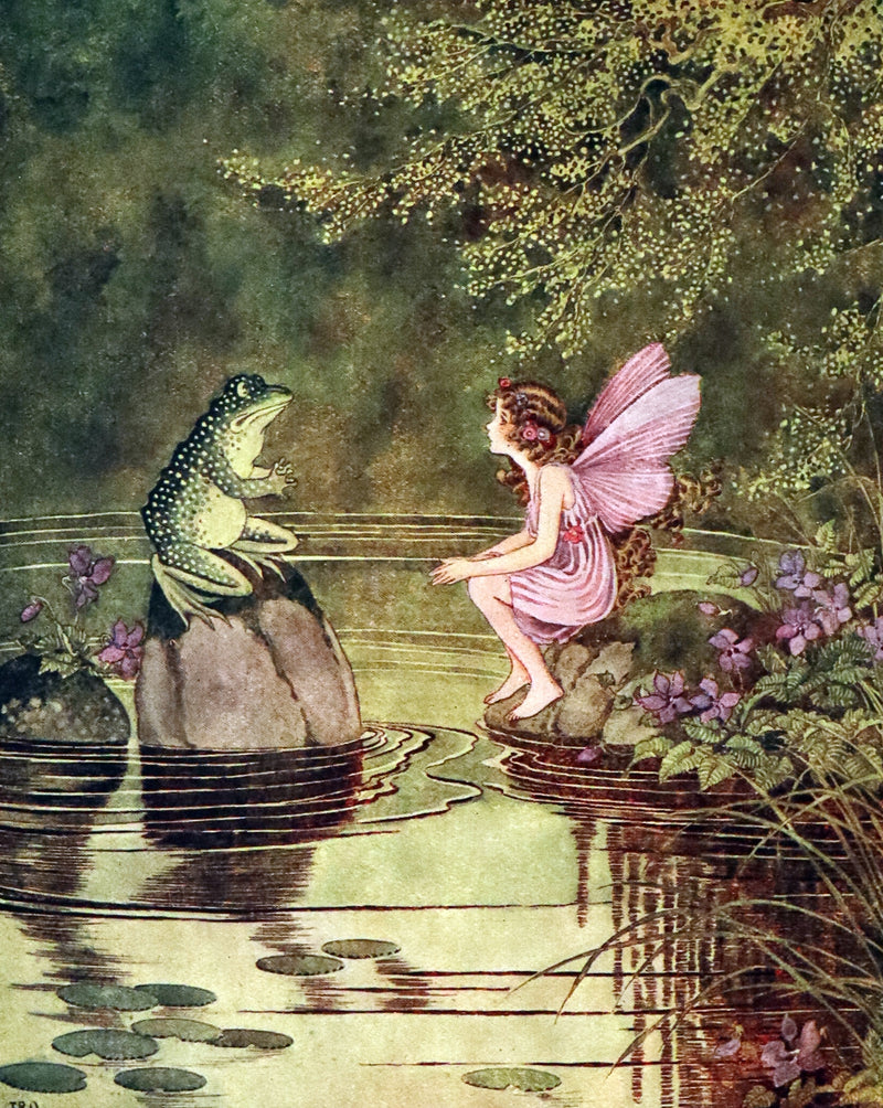 1948 First Australian Edition - The Little Green Road to Fairyland by Ida Rentoul Outhwaite illustrated.