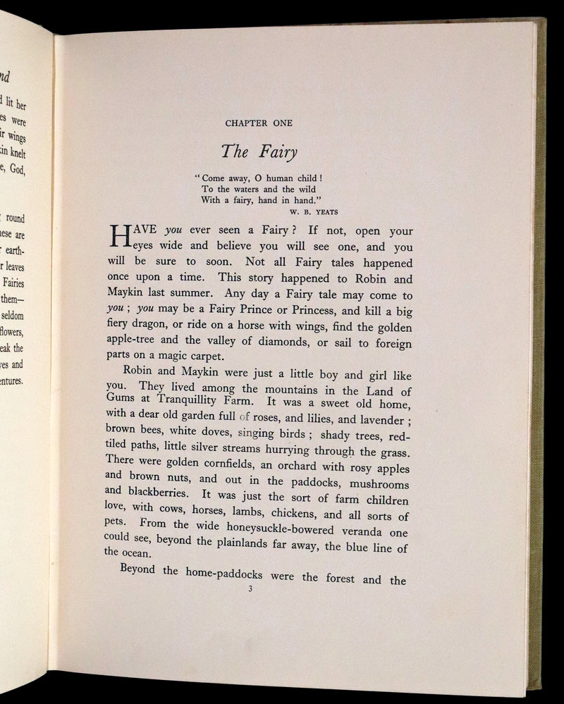 1948 First Australian Edition - The Little Green Road to Fairyland by Ida Rentoul Outhwaite illustrated.