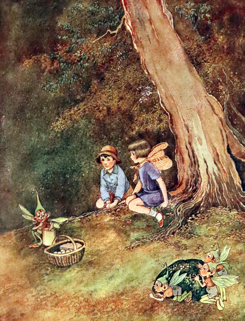 1948 First Australian Edition - The Little Green Road to Fairyland by Ida Rentoul Outhwaite illustrated.