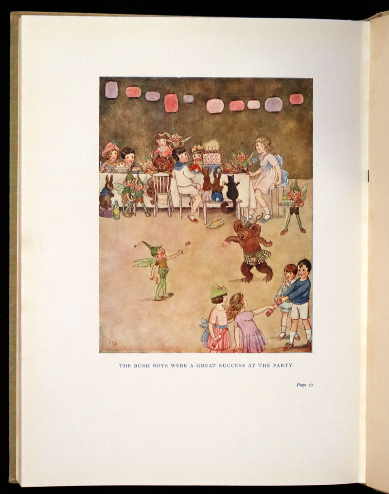 1948 First Australian Edition - The Little Green Road to Fairyland by Ida Rentoul Outhwaite illustrated.